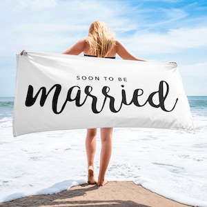 BRIDE VERSION: Bride Towel, Bride Beach Towel, Beach Bridal Shower Towel, Beach Bride, Beach Bachelorette Party, Bride Beach Towel, Bride Gi
