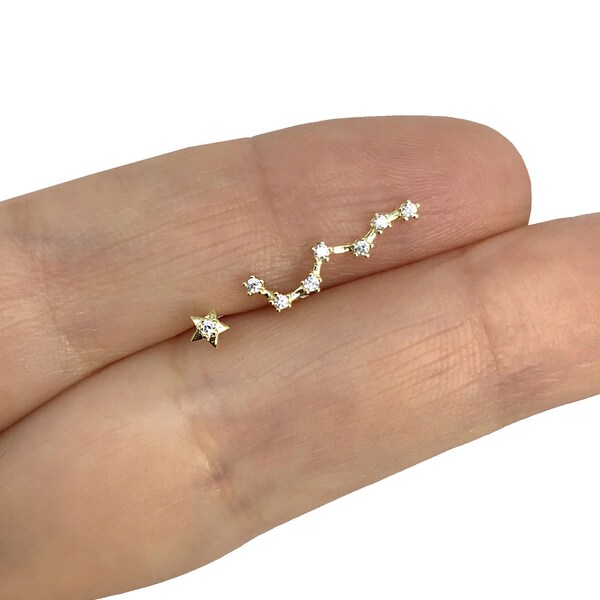 Constellation Cuff Earrings