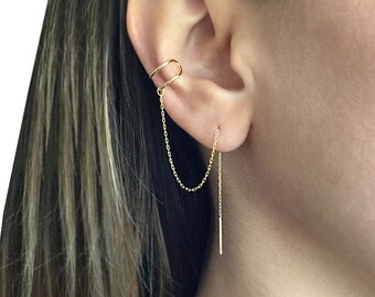 string through earrings