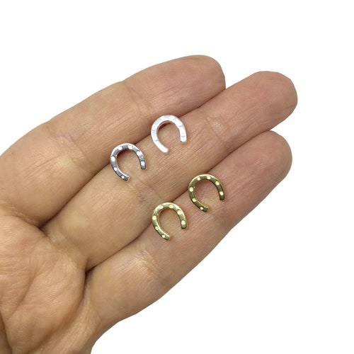 Sterling shops Silver Horseshoe earrings , Horse shoe studs, Small earrings, Lucky jewelry, Horseshoe jewelry , Horse shoe earrings