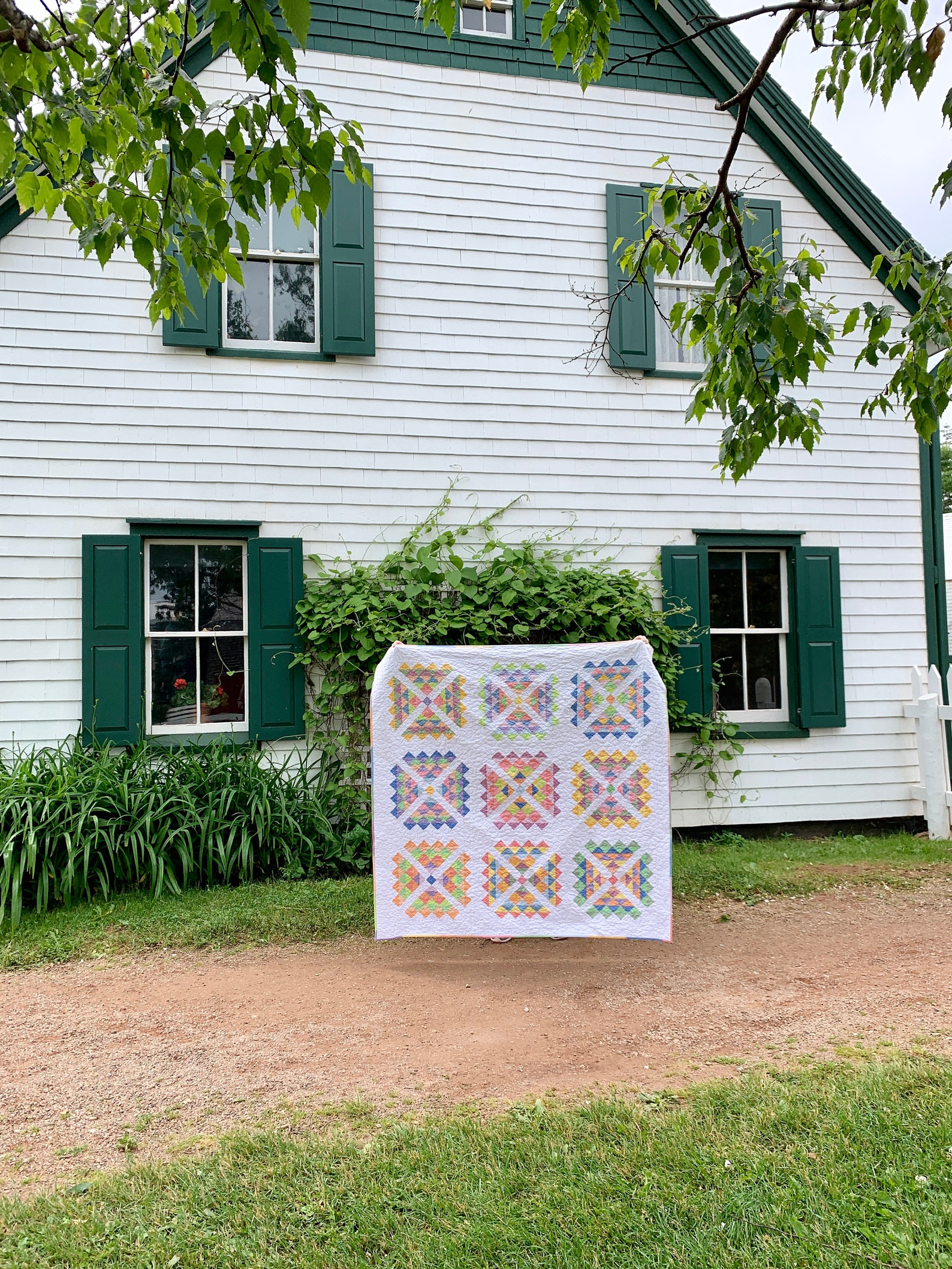 Whistle Stop Throw Quilt Lap Throw Quilt Pastel Quilt Etsy