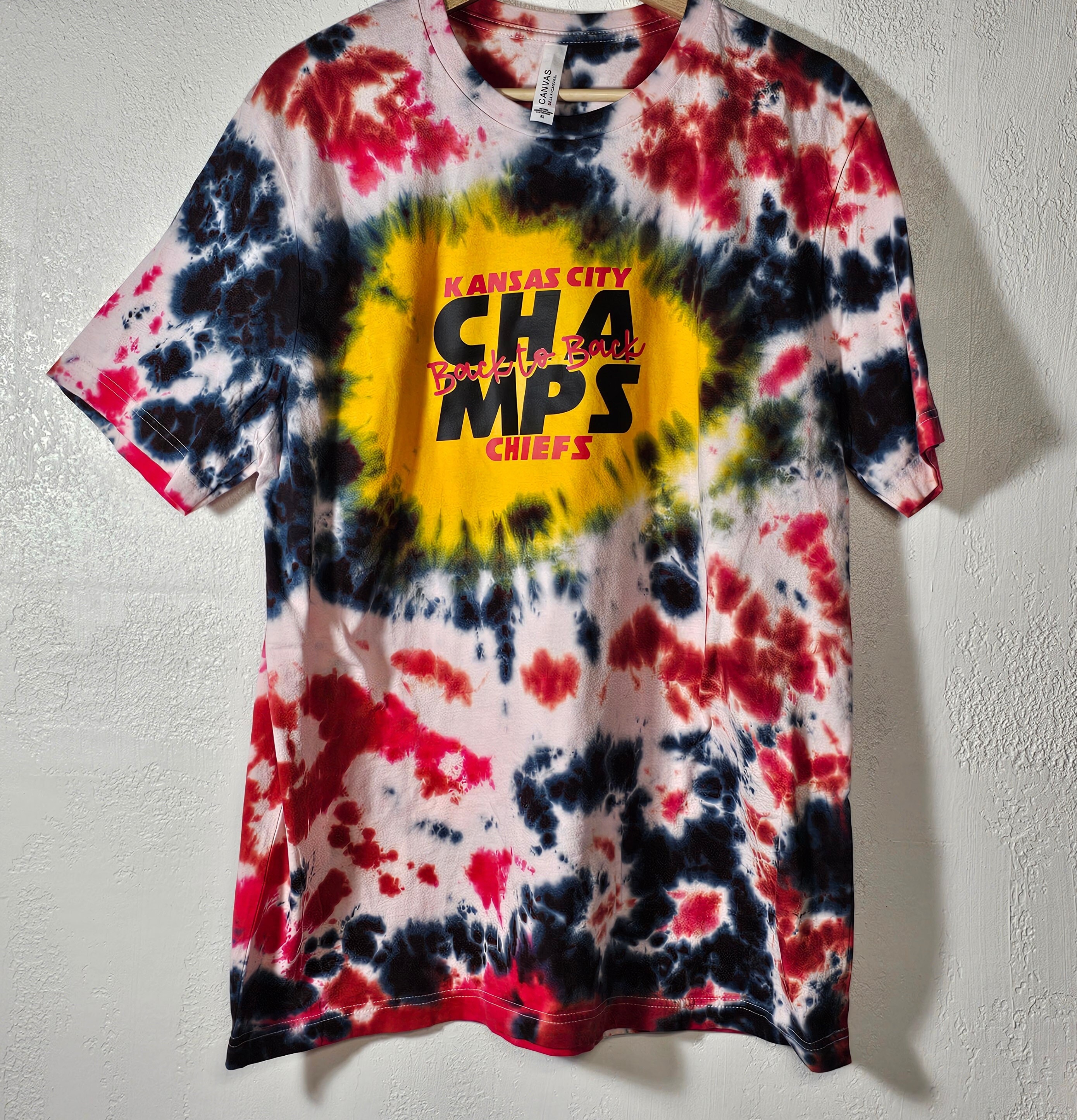 Chiefs Super Bowl Tie Dye Kansas City Chiefs Shirt XL- Kansas City