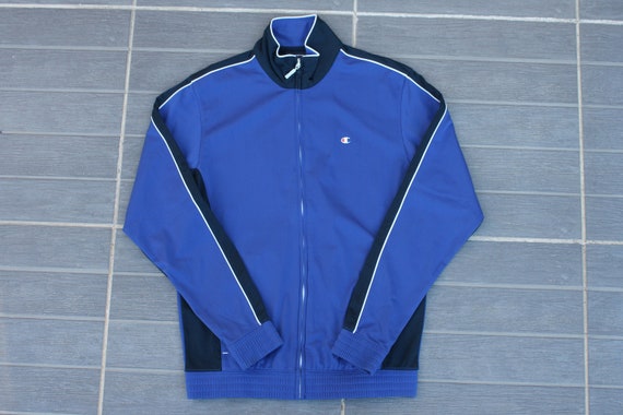 champion tracksuit blue