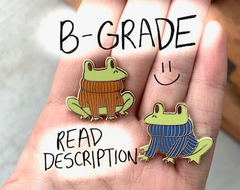 B-Grade Sweater Frog Pin