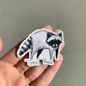 Cute Trash Panda Raccoon Sticker