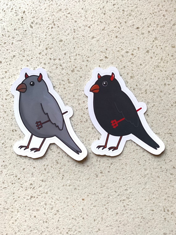Devil Bird Sticker Etsy etsy