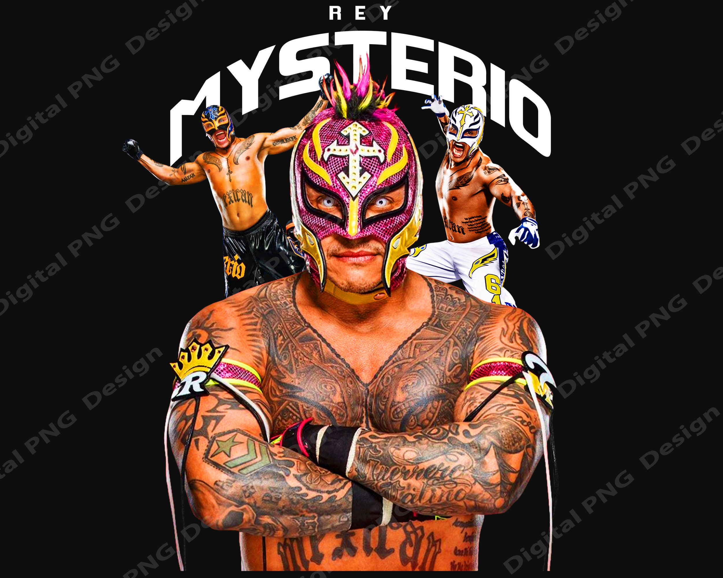 Rey Mysterio New School Tattoo Designs