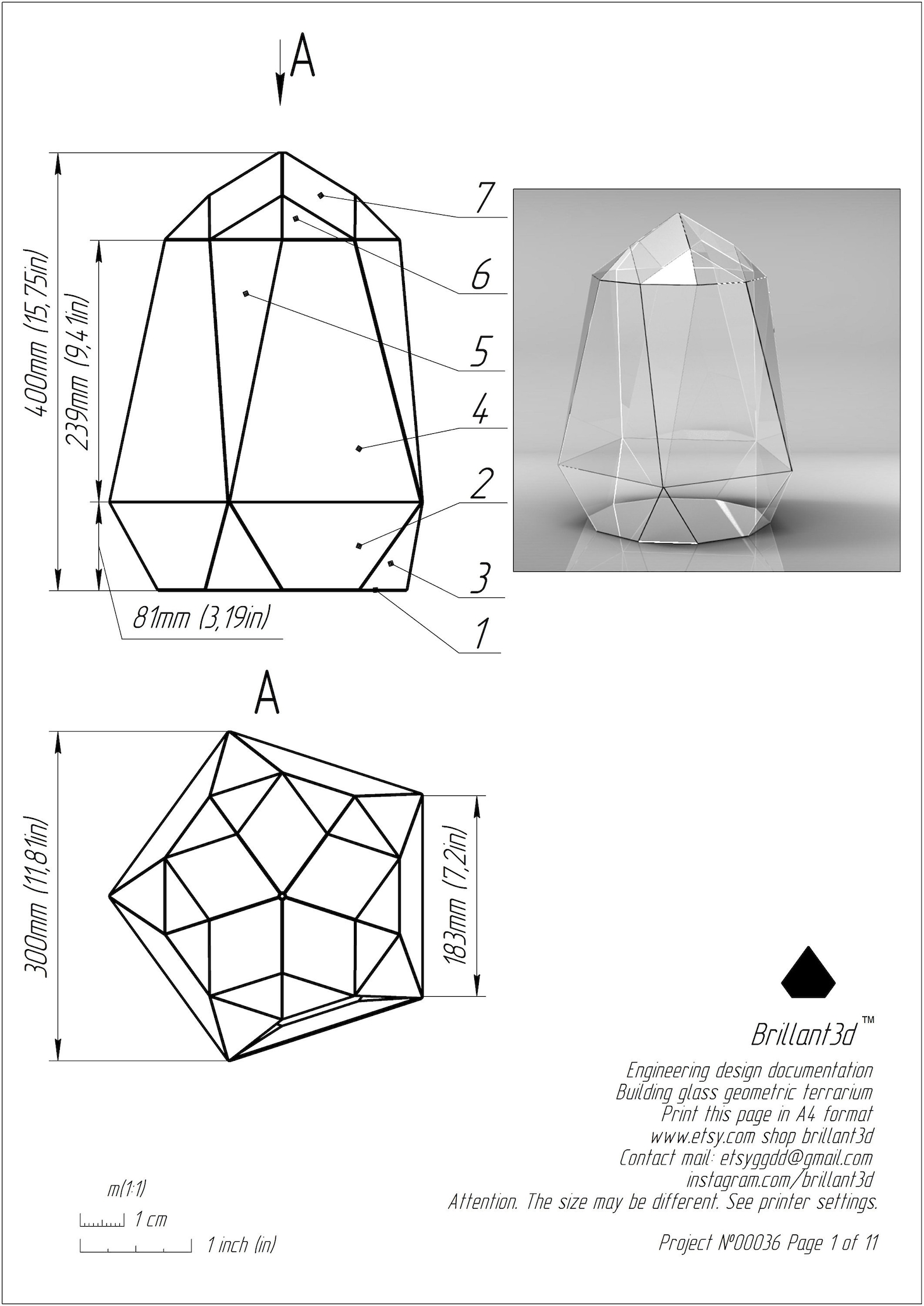 Чертежи Для Флорариума фото 23