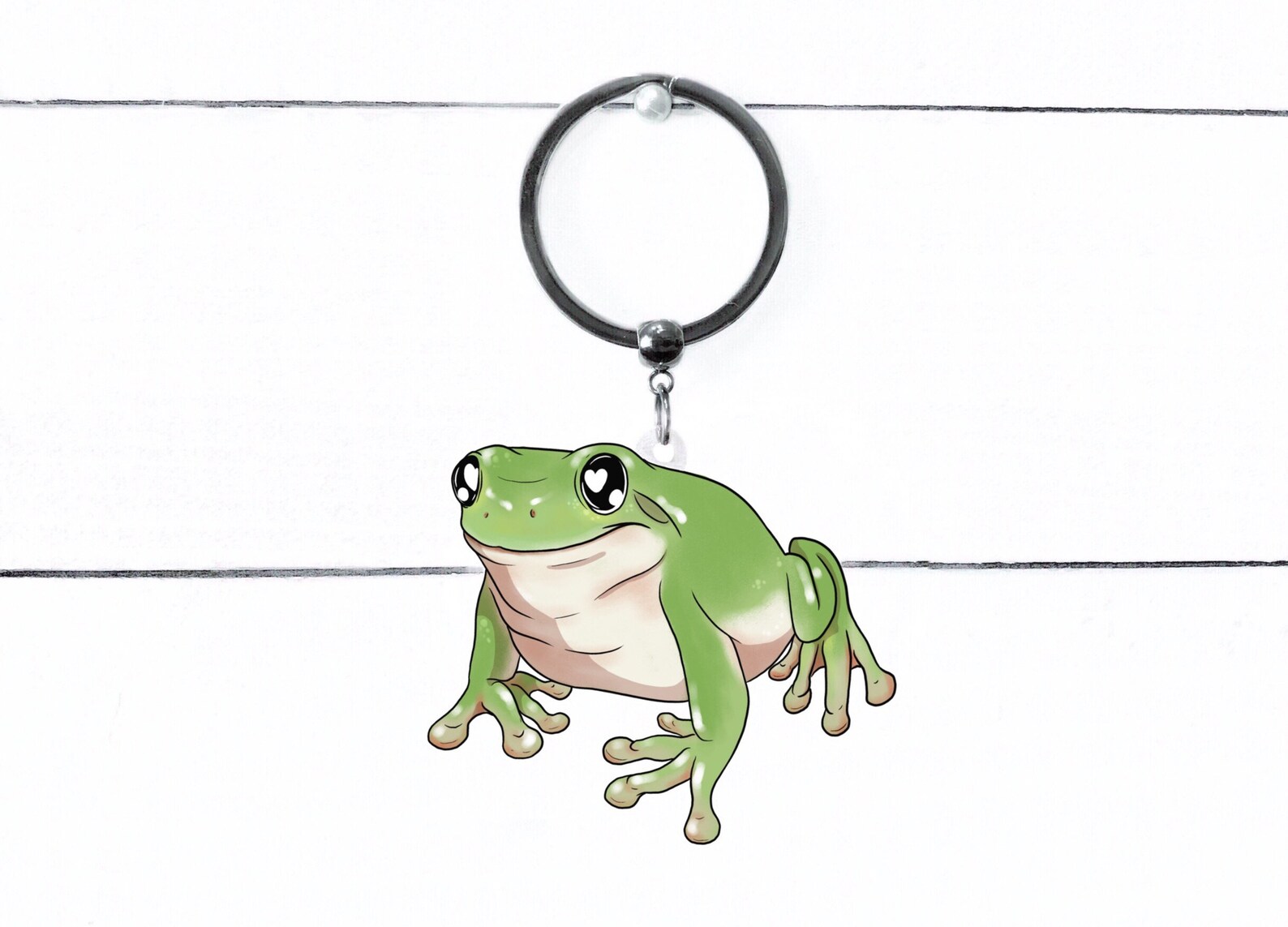 NEW Frog Keychain Frog Accessories Frog Amphibian Etsy