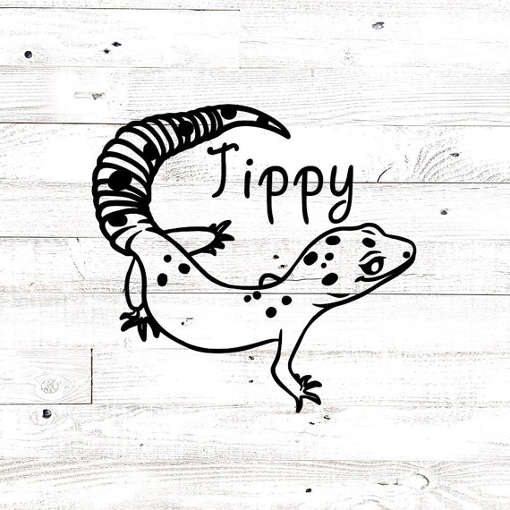 leopard gecko decal