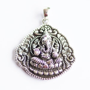 Large Ganesha Charms Pendants, Ganesha Amulet, Lord Ganesha Pendants ...