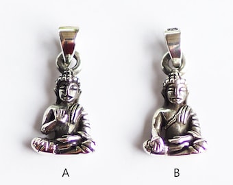 Mini Buddha Charms Pendants, Thai Buddha Amulet, Mindfulness Jewelry, Spiritual Gift, Gift idea / GG103-104