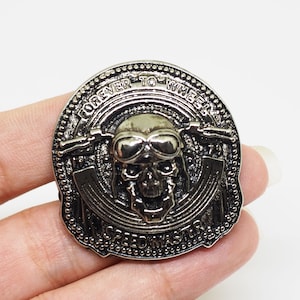 2 Pcs - Biker Conchos "Speed Master Forever two wheels" stud Screwback Leather Craft Biker wallet Motercycle / DH5