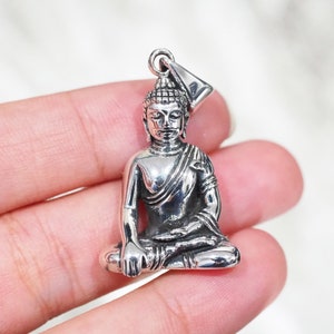 Buddha Charms Pendants, Thai Buddha Amulet, Mindfulness Jewelry, buddhism /GG105
