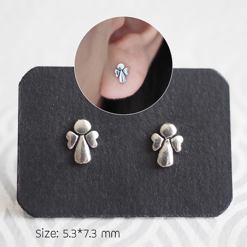 angel earrings, gift for girl, Christmas gift