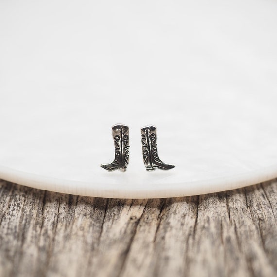 Cowboy Boots earrings, Shoe Boots Earrings, Cowboy Cowgirl jewelry, SouthWestern Jewelry / Q165P