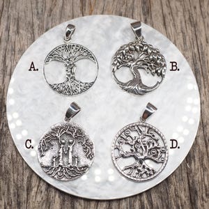 Sterling Silber Eiche Baum des Lebens Charm Anhänger, Ast Baum Anhänger, Schmuck Zubehör, Stammbaum, Weihnachtsgeschenk Idee, Geschenk für Mutter