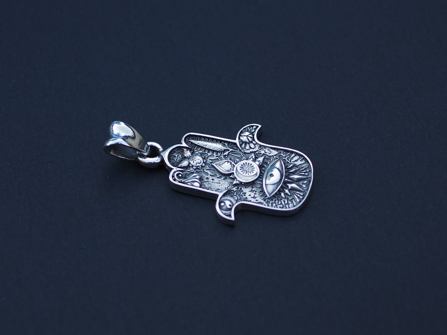 Symbolic Hamsa Hand Charm Pendants Symbolic Jewelry Evil - Etsy