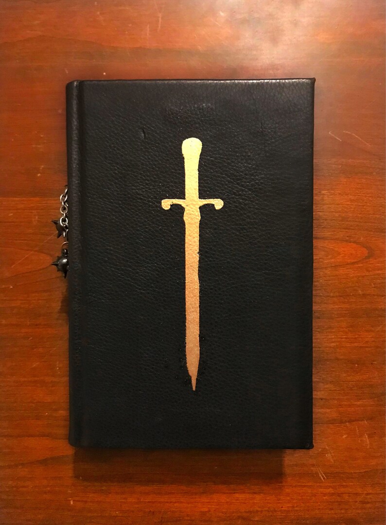 A Storm Of Swords Leather Book Game Of Thrones Leather Book Etsy