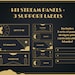Animated Art Deco Stream Package for Twitch - Screens, Panels, Chat Box ...