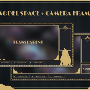 Animated Art Deco Stream Package for Twitch - Screens, Panels, Chat Box ...