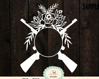 Download Gun Monogram Svg Etsy