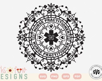 Download Nurse Mandala Svg Etsy