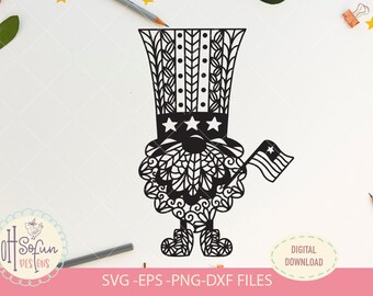 Download Gnome Mandala Svg Etsy