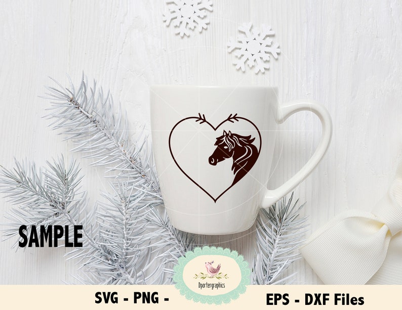 Download Horse svg heart love horse svg Cameo cricut cut file horse ...