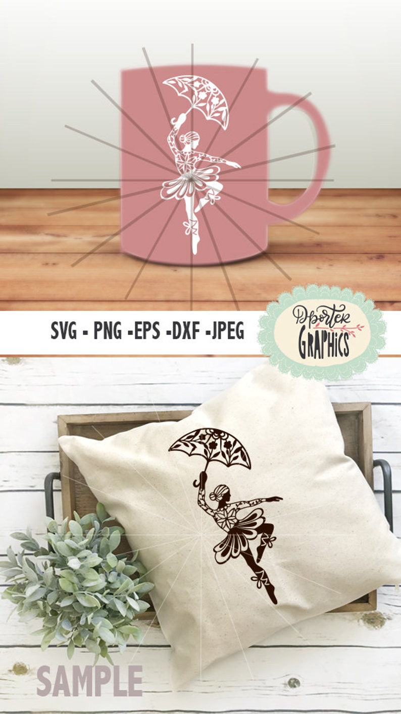 Download Gymnastic Ballerina SVG cameo cricut cut file ballerina | Etsy