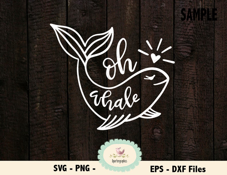 Download Oh whale SVG cameo cricut cut file animal lover svg under | Etsy