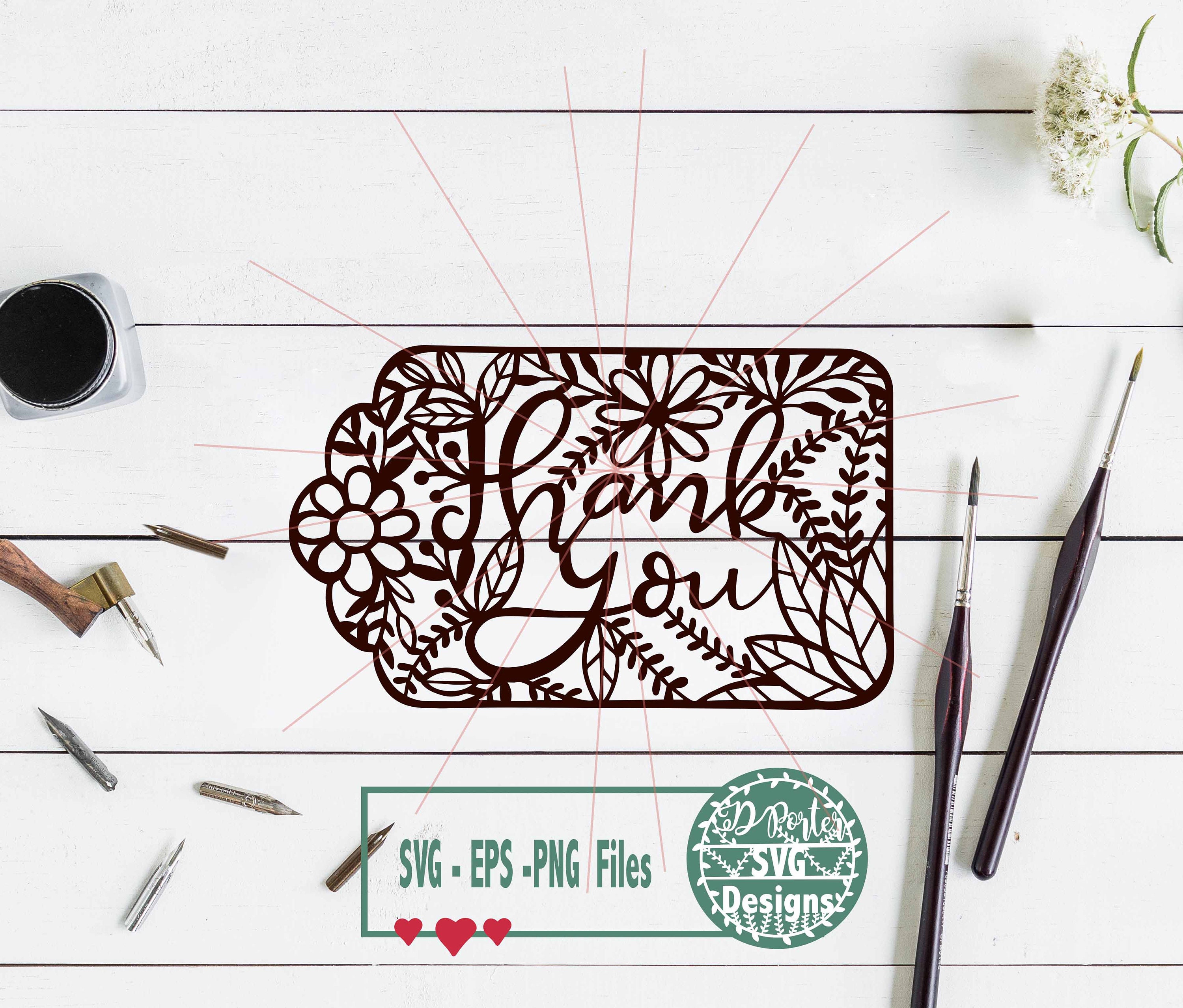 Download Thank You Tag Svg Png For Wedding Party Cameo Svg Files Etsy