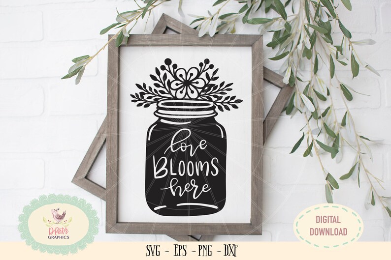 Free Free 216 Flower Svg Free Mason Jar Flowers Svg SVG PNG EPS DXF File