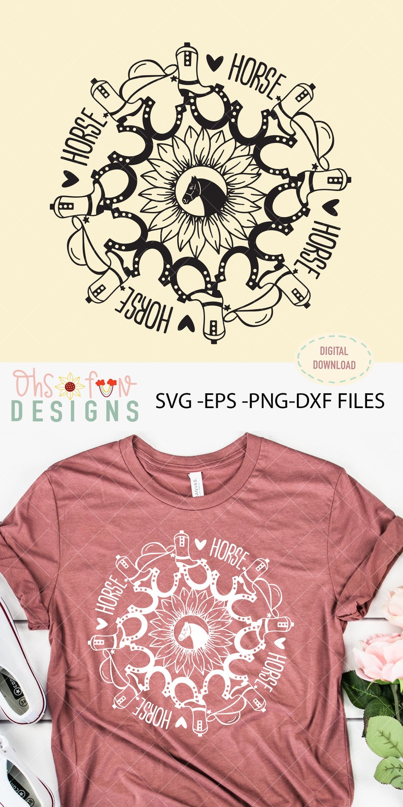 Download Digital Download Only Barn Farm Designs Horse Mandala Horse Clipart Svg Mandala Svg Zentangle Horse Svg File Scrapbooking Paper Party Kids Vadel Com