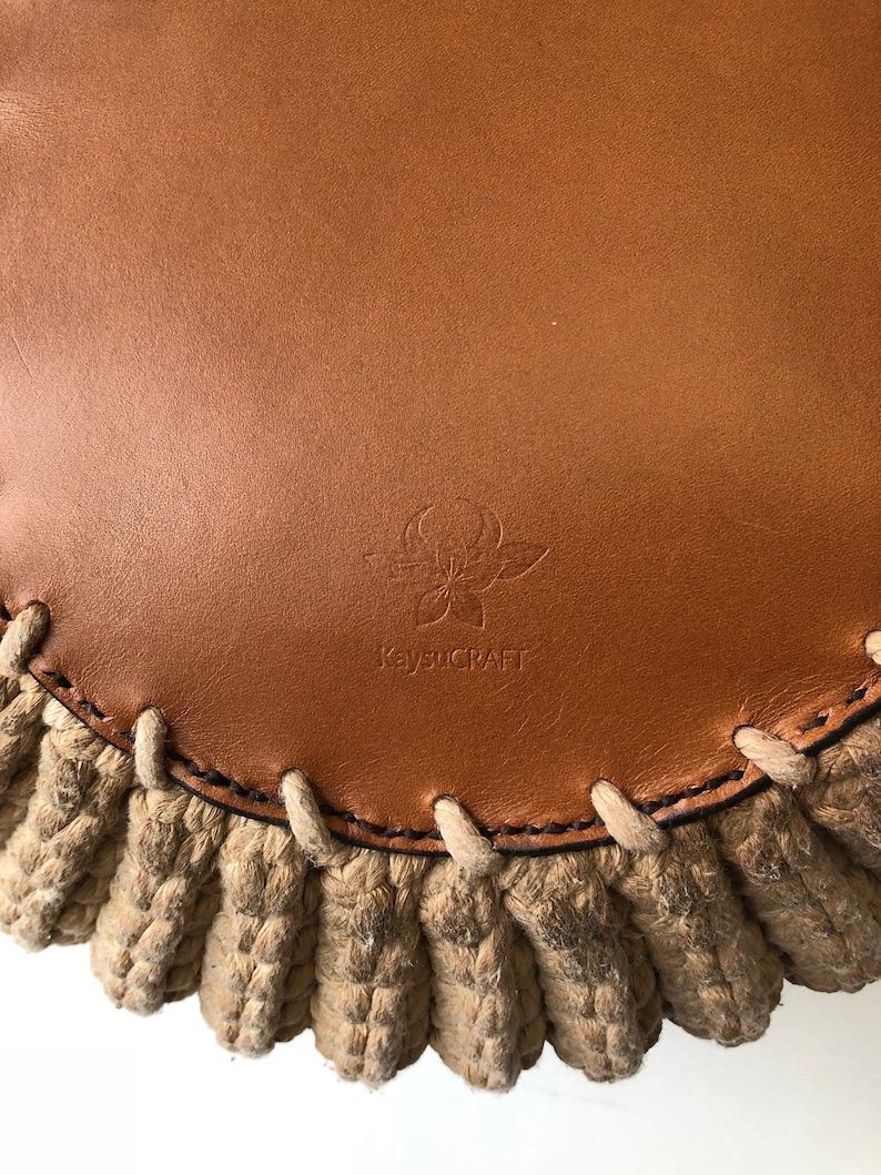 Leathercraft Crochet Tote Bag Etsy