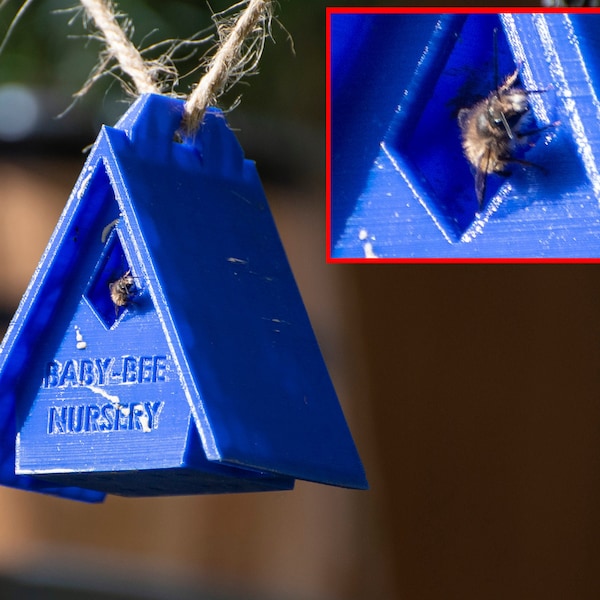 Mason Bee Hatching Box - The Baby-Bee Nursery - Nontoxic Material