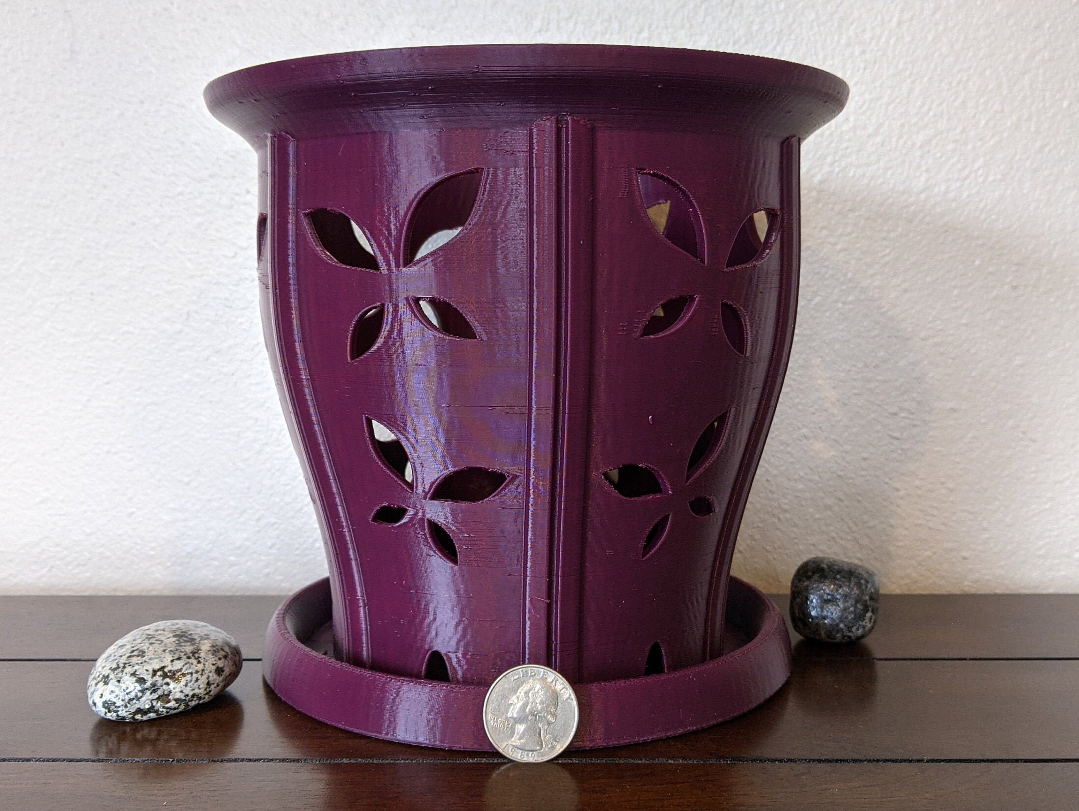 Large Orchid Pot with Butterfly Holes Fits Most Orchids Etsy