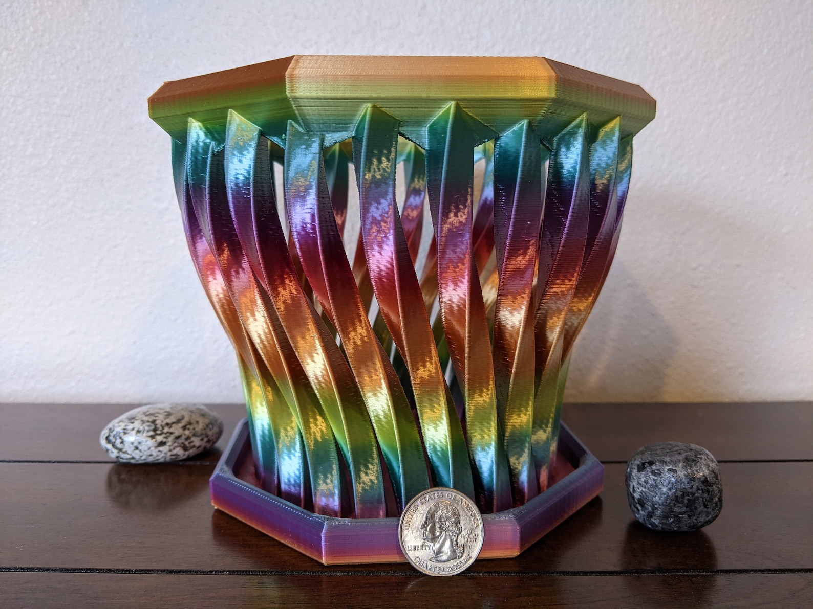 Medium Orchid Pot Twisted Carousel Design Etsy