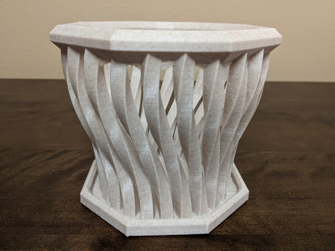 Medium Orchid Pot Twisted Carousel Design Etsy