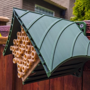 49 Tube Mason Bee House - The Cozy Cottage - Solitary Nesting Hive -  Nontoxic Material