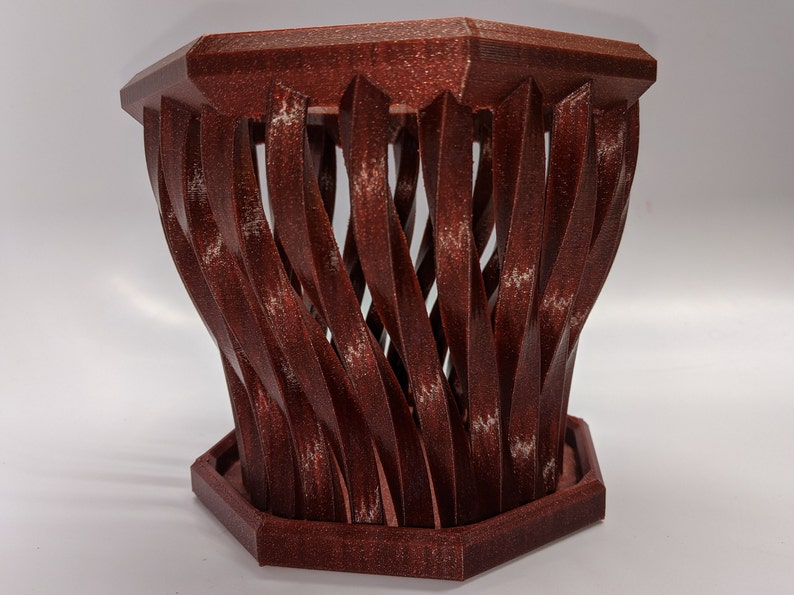 Medium Orchid Pot Twisted Carousel Design Etsy