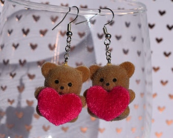 Lover Bears Dangle Earrings