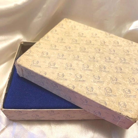 Vintage Stratton Party Case. Complete. Powder Compact, Lipstick