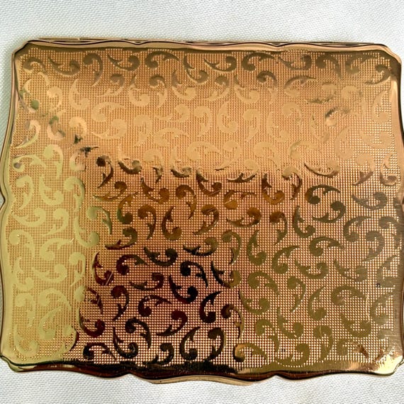 Gorgeous Stratton Empress 1950s rectangular loose… - image 8