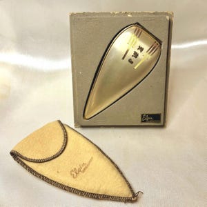 Rare Elgin Spearhead Art Deco Dual Powder and rouge Compact 1930s