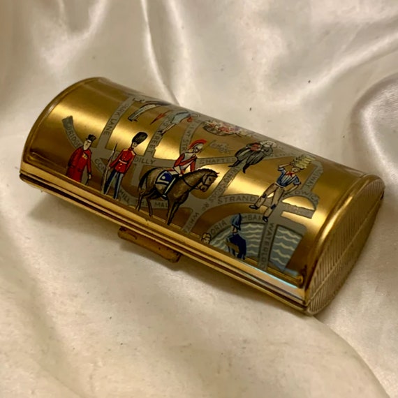 Vintage Kigu cigarette case. Barrel shape with im… - image 3