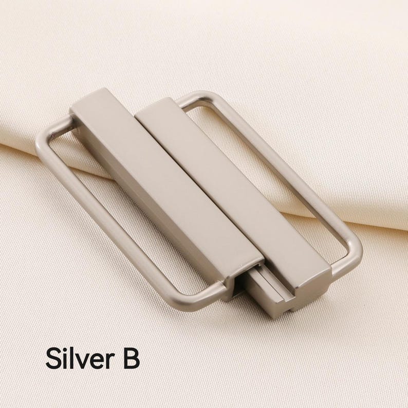 Metallic Loop Buckle 1 Piece 20mm-50mm (2 Inch) Decorative Closure Buckles / Golden/silver ...