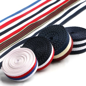 15mm wide  Colour striped ribbon, colour ribbon, DIY hem strip accessories  03# 04# 11# 12#