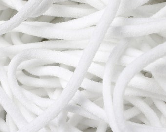 5yards 3mm Maschera facciale Maschera elastica Corda Elastico Banda di gomma Stringa Maschera Corda auricolare Rotondo Elastic Band Fai da te Accessori di abbigliamento