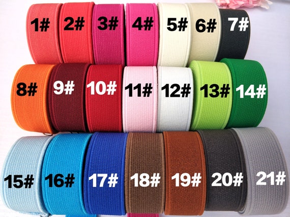 5 Yards Elastic Band for Belts-20mm Elastic Band for Sewing-Elastic Ribbon  for Sewing Craft-Elastic Ribbon for Sewing Craft-Elastic Tape for